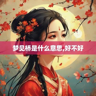 梦见桥是什么意思,好不好
