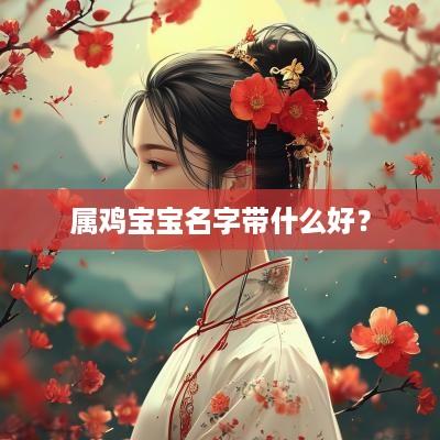 属鸡宝宝名字带什么好？