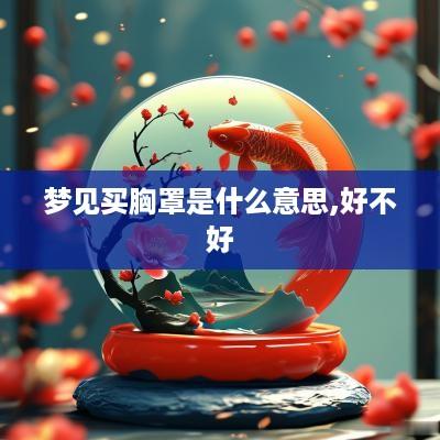 梦见买胸罩是什么意思,好不好