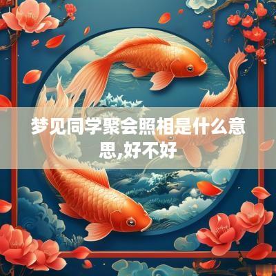 梦见同学聚会照相是什么意思,好不好