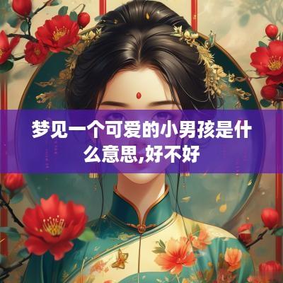 梦见一个可爱的小男孩是什么意思,好不好