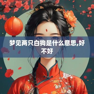 梦见两只白狗是什么意思,好不好