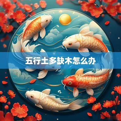 五行土多缺木怎么办
