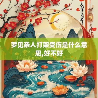 梦见亲人打架受伤是什么意思,好不好
