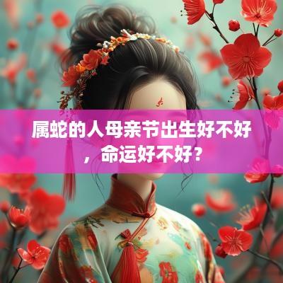 属蛇的人母亲节出生好不好，命运好不好？