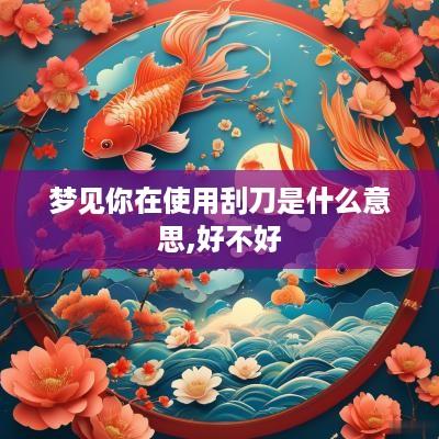 梦见你在使用刮刀是什么意思,好不好
