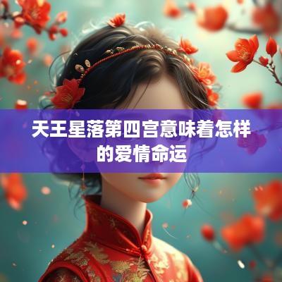 天王星落第四宫意味着怎样的爱情命运
