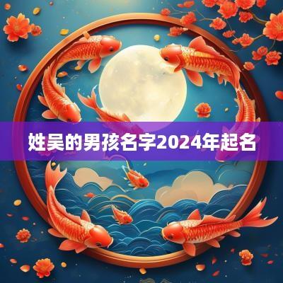 姓吴的男孩名字2025年起名