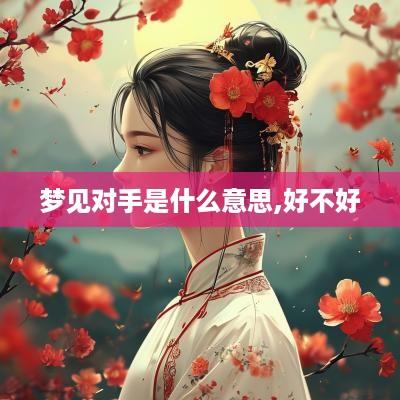 梦见对手是什么意思,好不好