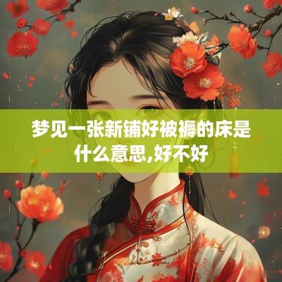 梦见一张新铺好被褥的床是什么意思,好不好