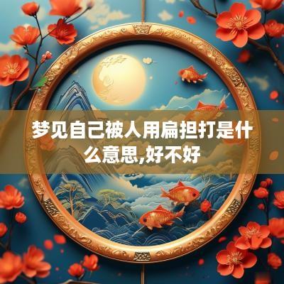 梦见自己被人用扁担打是什么意思,好不好