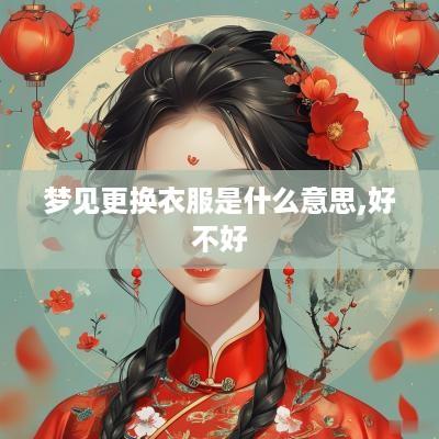 梦见更换衣服是什么意思,好不好