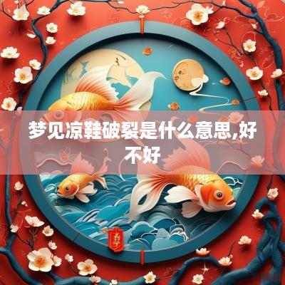 梦见凉鞋破裂是什么意思,好不好