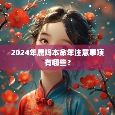 2025年属鸡本命年注意事项有哪些？