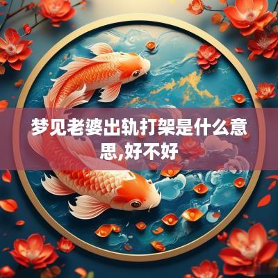 梦见老婆出轨打架是什么意思,好不好