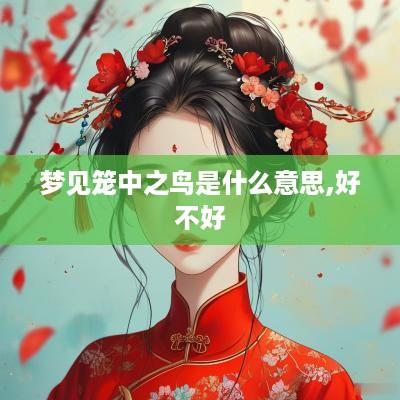 梦见笼中之鸟是什么意思,好不好