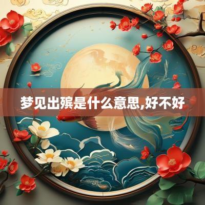 梦见出殡是什么意思,好不好