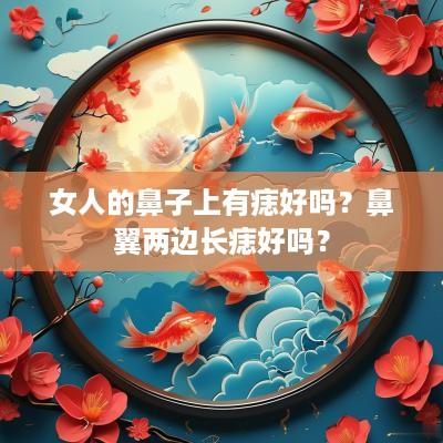 女人的鼻子上有痣好吗？鼻翼两边长痣好吗？