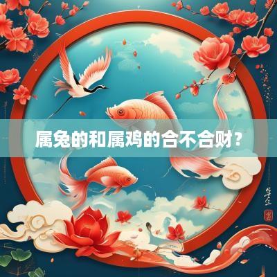 属兔的和属鸡的合不合财？