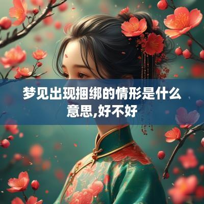 梦见出现捆绑的情形是什么意思,好不好