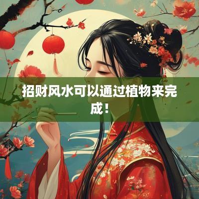 招财风水可以通过植物来完成！