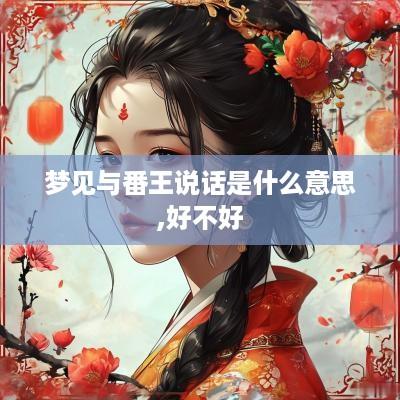 梦见与番王说话是什么意思,好不好
