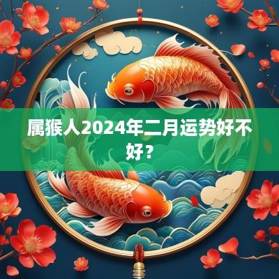 属猴人2025年二月运势好不好？