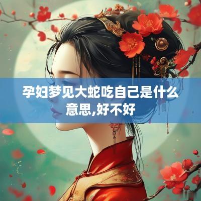 孕妇梦见大蛇吃自己是什么意思,好不好