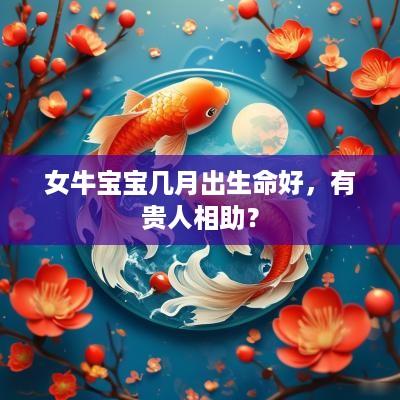 女牛宝宝几月出生命好，有贵人相助？