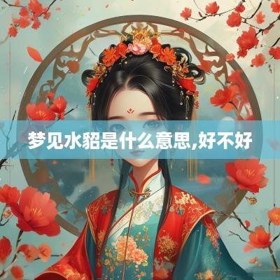 梦见水貂是什么意思,好不好