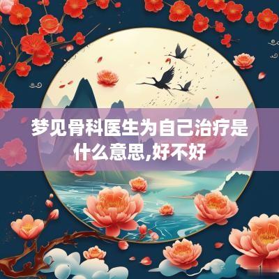 梦见骨科医生为自己治疗是什么意思,好不好