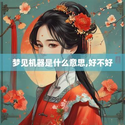 梦见机器是什么意思,好不好