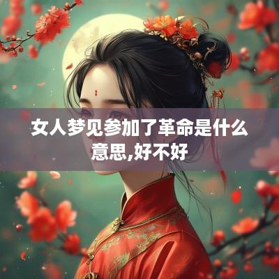 女人梦见参加了革命是什么意思,好不好