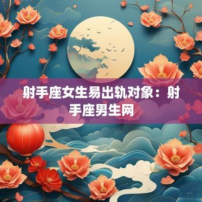 射手座女生易出轨对象：射手座男生网