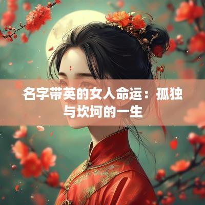 名字带英的女人命运：孤独与坎坷的一生