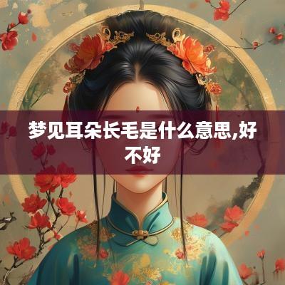 梦见耳朵长毛是什么意思,好不好