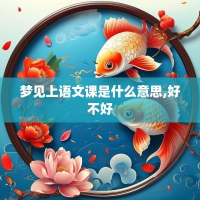 梦见上语文课是什么意思,好不好