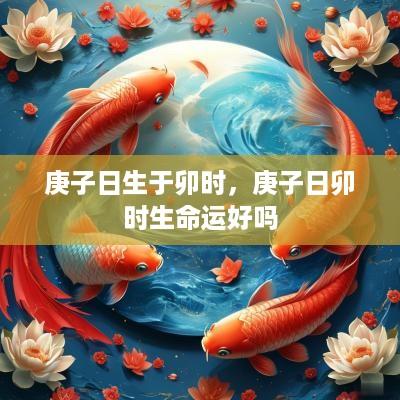 庚子日生于卯时，庚子日卯时生命运好吗