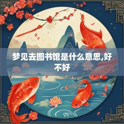 梦见去图书馆是什么意思,好不好