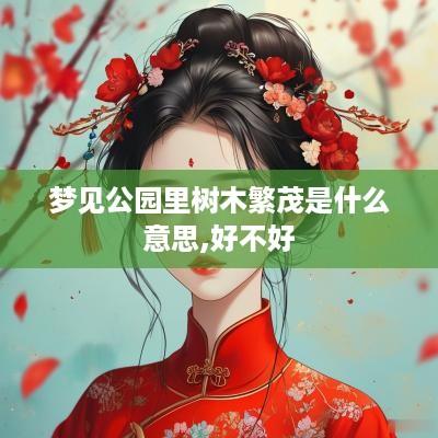 梦见公园里树木繁茂是什么意思,好不好