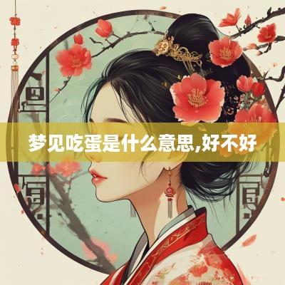 梦见吃蛋是什么意思,好不好
