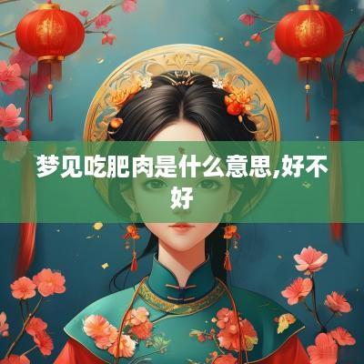 梦见吃肥肉是什么意思,好不好