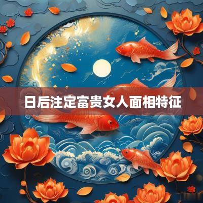 日后注定富贵女人面相特征
