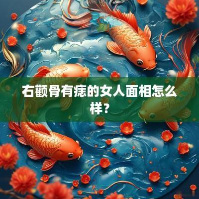 右颧骨有痣的女人面相怎么样？