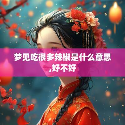 梦见吃很多辣椒是什么意思,好不好