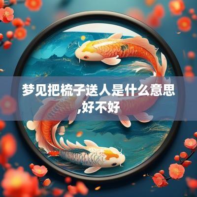 梦见把梳子送人是什么意思,好不好