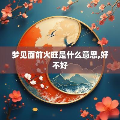 梦见面前火旺是什么意思,好不好