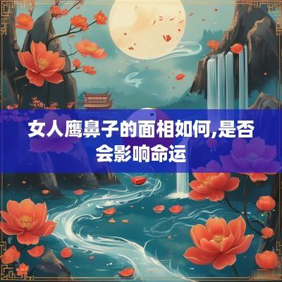 女人鹰鼻子的面相如何,是否会影响命运