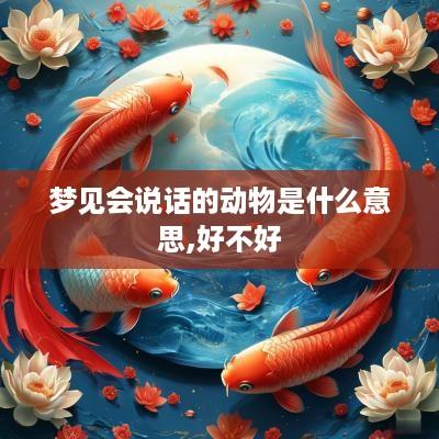 梦见会说话的动物是什么意思,好不好