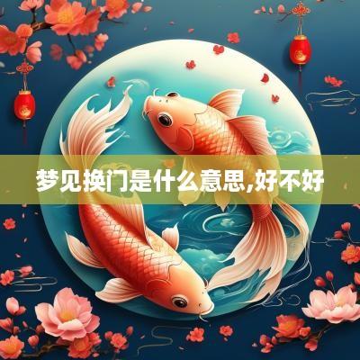 梦见换门是什么意思,好不好